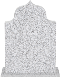 Gravastein Al Muslimsk Begravelsesbyrå 73 Hvit granitt